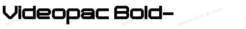 Videopac Bold字体转换